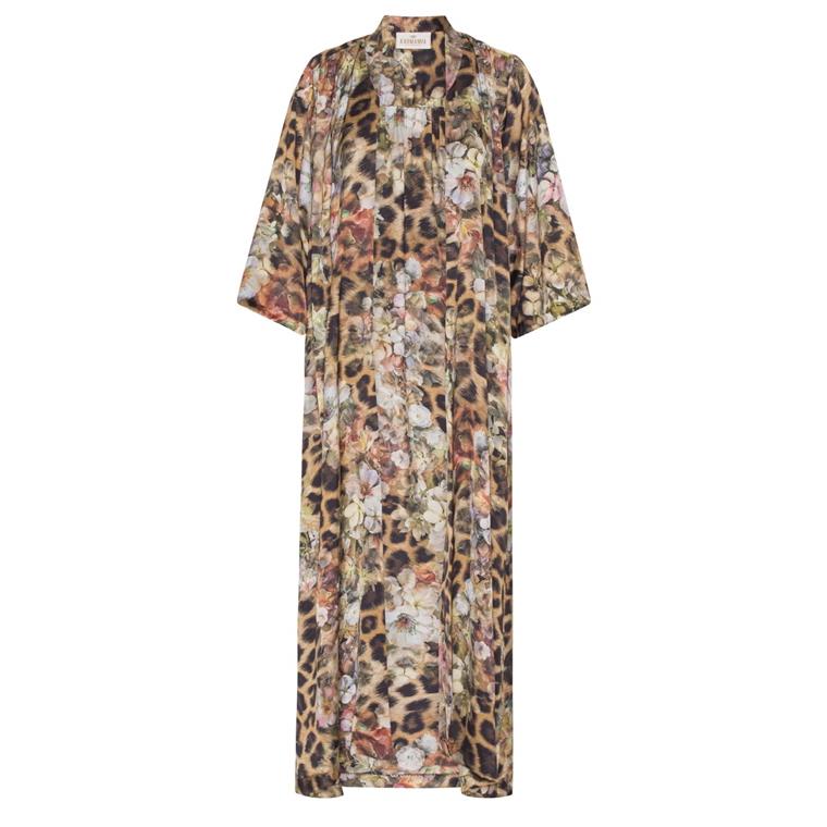 Karmamia Nikki Kimono (long), Floral Leo