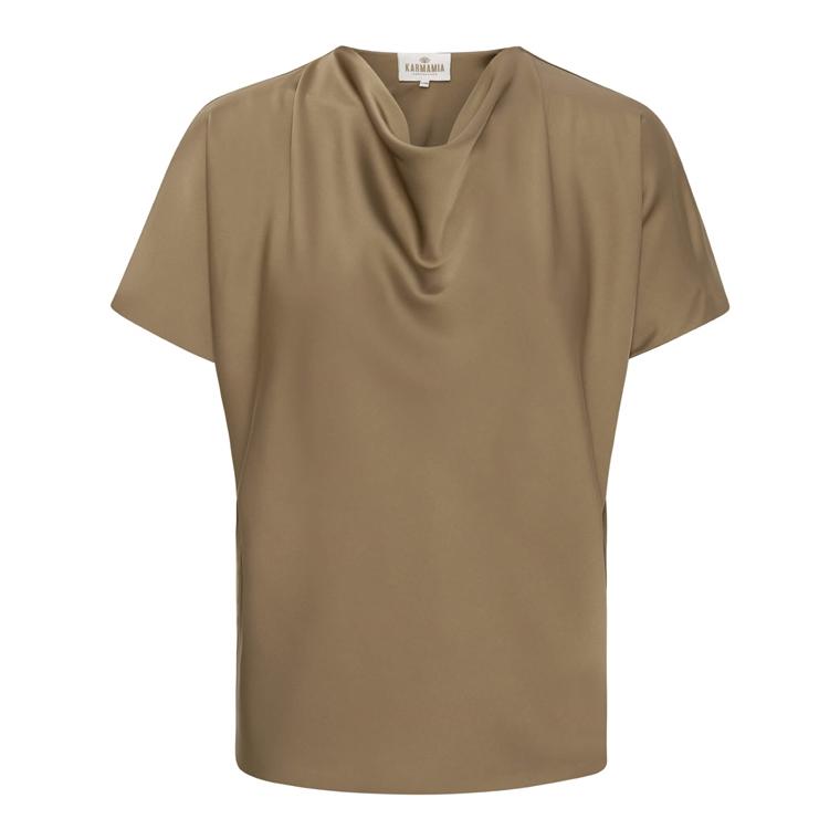 Karmamia Peony Bluse, Taupe