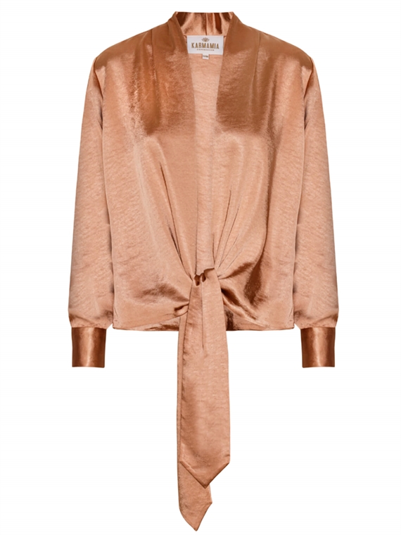 Karmamia Wrap Jacket, Ginger Rich Satin