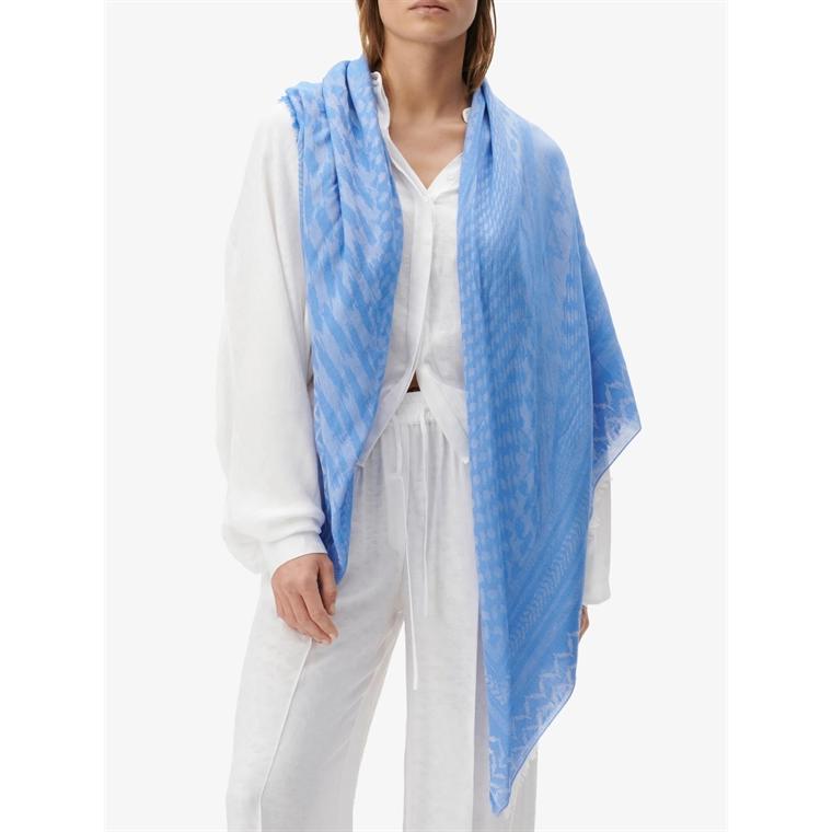 Lala Berlin Scarf Arian, Light Horizon Blue