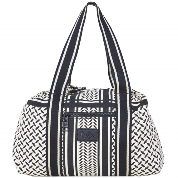 Lala Berlin Small Bag Muriel, Kufiya Off-White Black