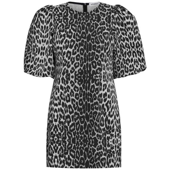 Co'couture LeoCC Crop Puff Dress, Dark Grey