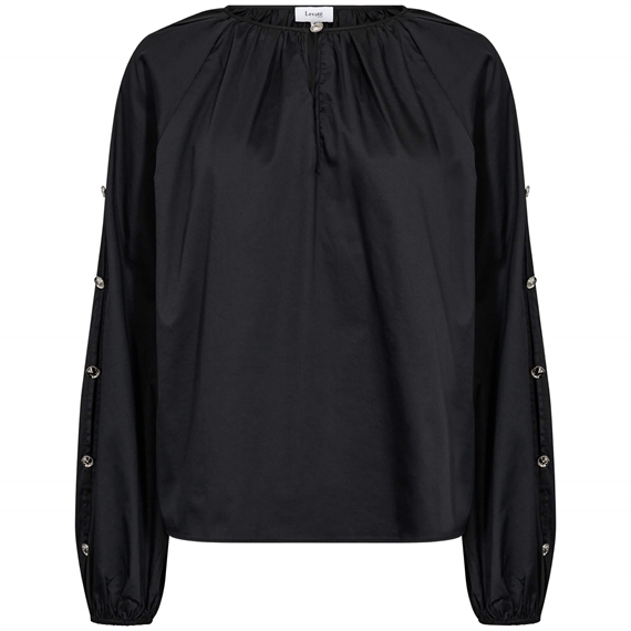 Levete Room LR-ISLA SOLID 131 Skjorte, Sort