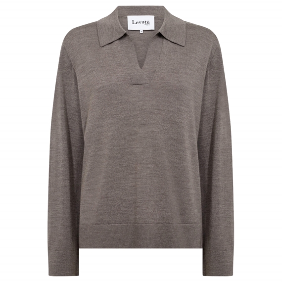Levete Room LR-ISMAILA 9 Pullover, Lys Brun