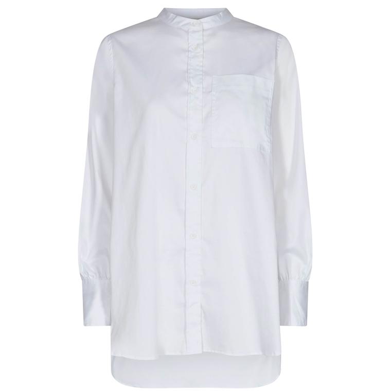 Levete Room LR-Isa Solid 23 Skjorte, Hvid 