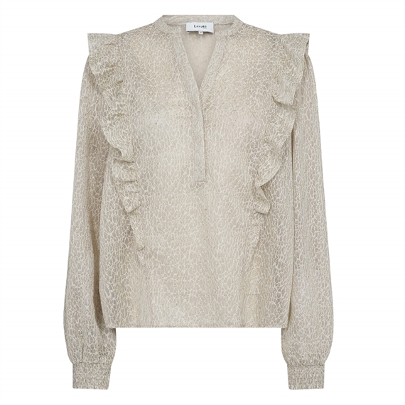 Levete Room LR-JERRIE 2 Bluse, Dove Combi 