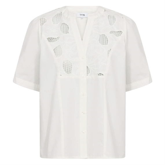 Levete Room LR-PARKER 1 Bluse, Star White 
