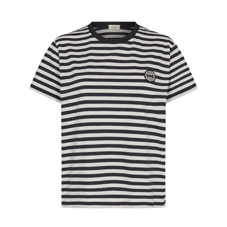 Levete Room LR-PAYA 1 T-shirt, Sort/Hvid