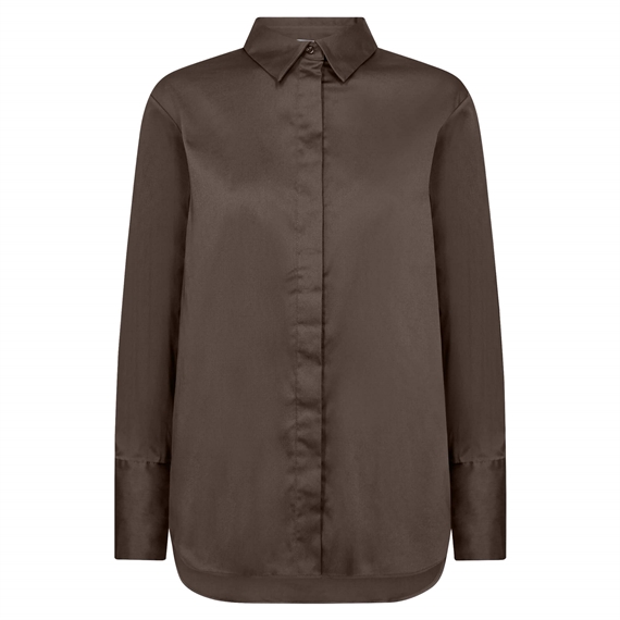 Levete Room LR-SOLID 7 Skjorte, Coffee 