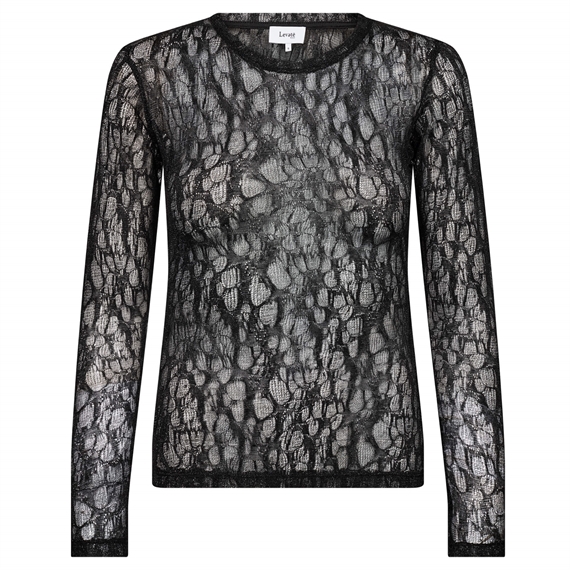 Levete Room LR-URINA 1 Bluse, Sort