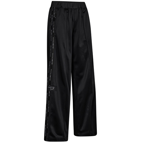 Haute L\'Amitie Logo Tape Track Long Pant, Sort