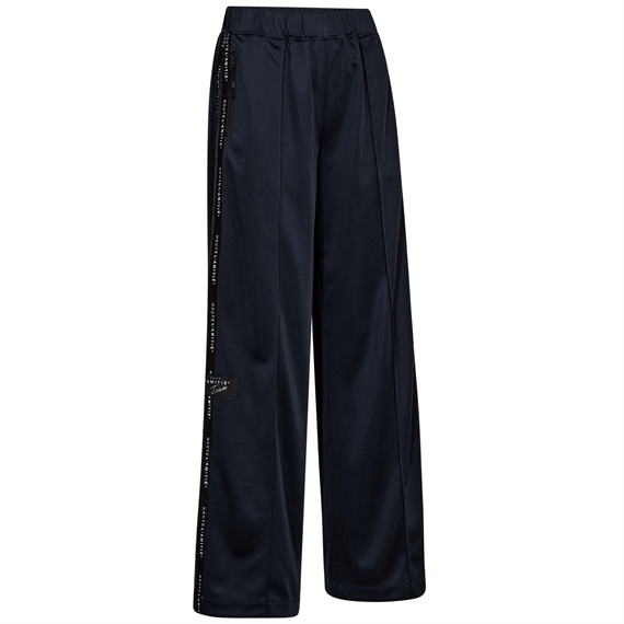 Haute L\'Amitie Logo Tape Track Long Pant, Navy