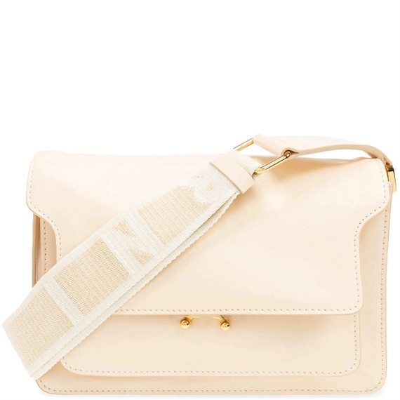 MARNI Medium Soft Trunk Bag, Creme