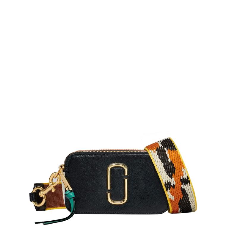 Marc Jacobs The Snapshot, Black/Honey Ginger Multi