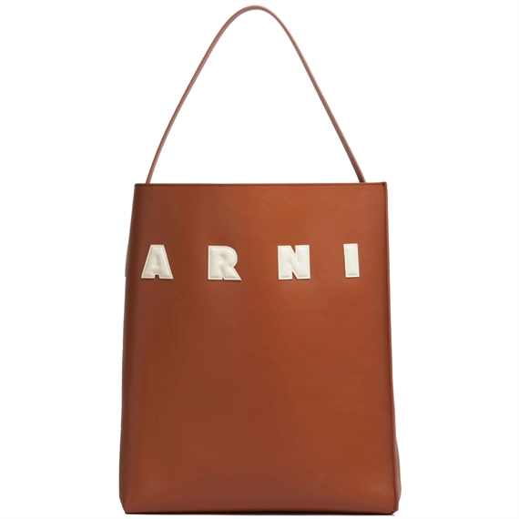 Marni Large Museo Hobo, Moca/Ivory