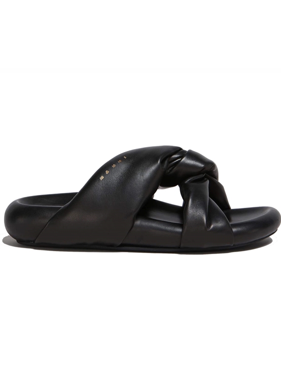 Marni Tie Sandal, Sort