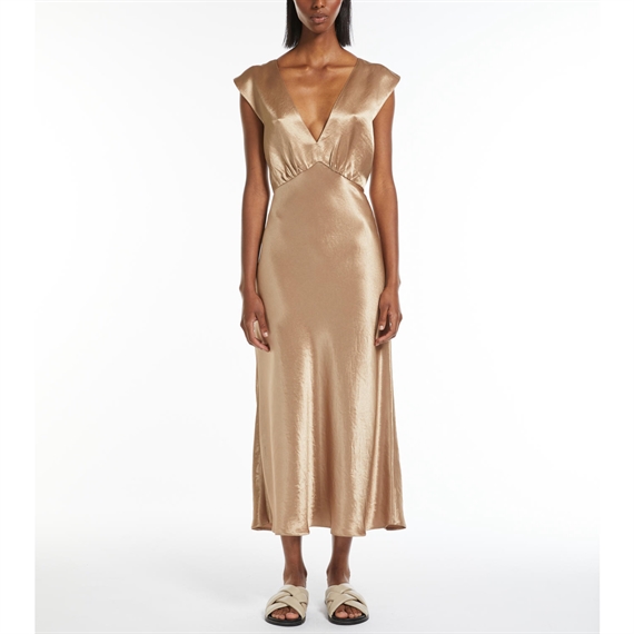 \'S Max Mara Glizia Kjole, Camel 