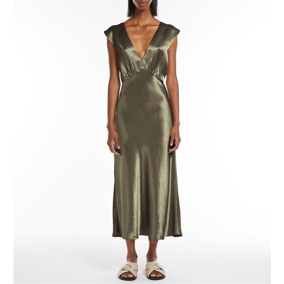 \'S Max Mara Glizia Kjole, Dark Green