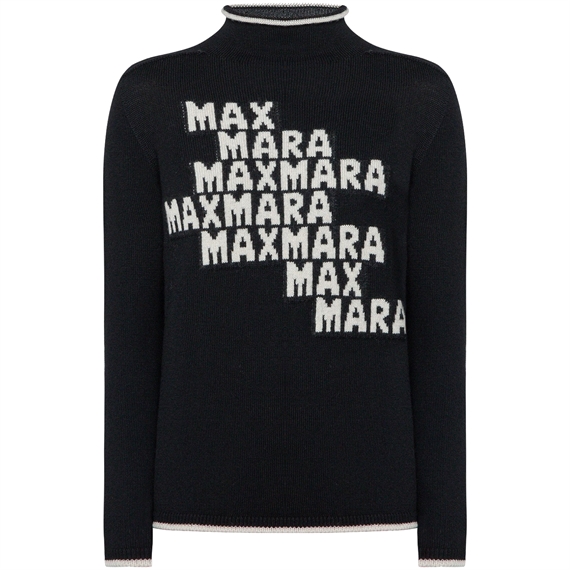 'S Max Mara KIR Strik, Sort