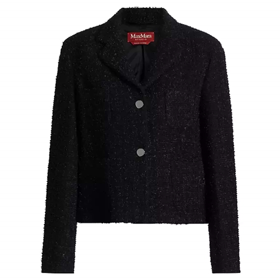 Max Mara Studio Aureo Jakke, Sort