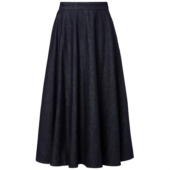 Max Mara Studio Cecile Nederdel, Blue Pulito