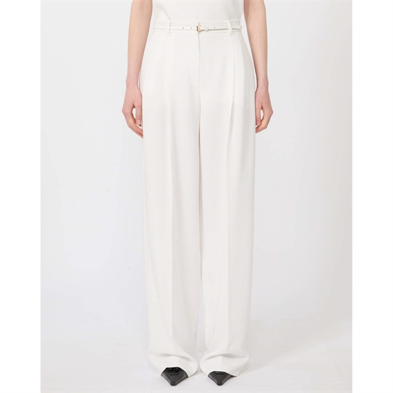 Max Mara Studio MSTCORVINO Bukser, Hvid