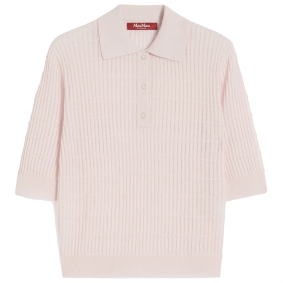 Max Mara Studio MSTGALLO Polo T-Shirt, Pink