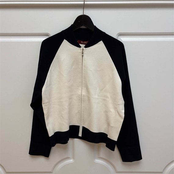 Max Mara Studio MSTSALPA Cardigan, Blue/White