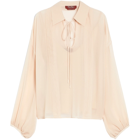 Max Mara Studio Valdai Bluse, Beige Pink