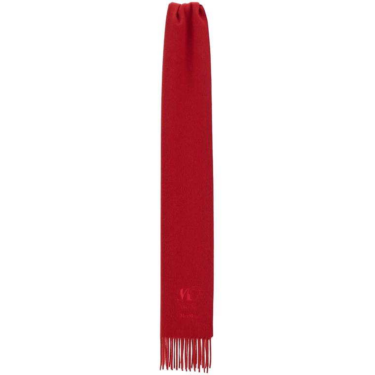 Max Mara WSDAL70 Cashmere Tørklæde, Rød