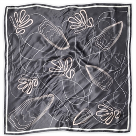 Sneaky Fox Melody Silk Tørklæde, Pavement