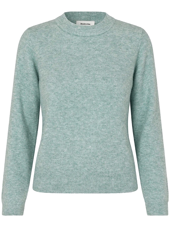 Modstrom AnnaMD O-Neck Strik, Light Pine Melange