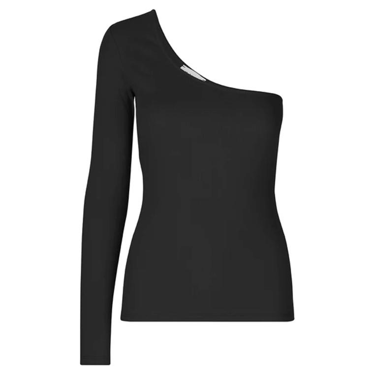 Modström IgorMD One Shoulder LS Top, Sort