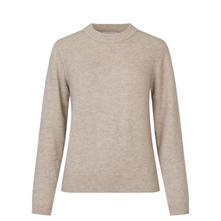 Modtström AnnaMD O-Neck Strik, Summer Sand 