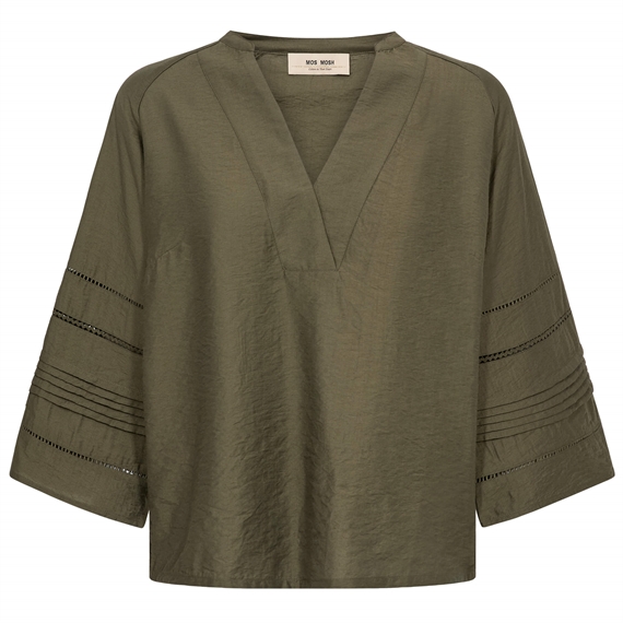 Mos Mosh Aleysa Nila Bluse, Olive Night