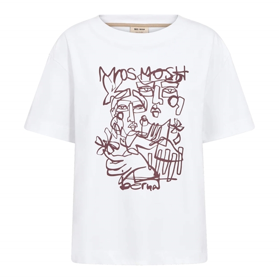 Mos Mosh Bernat O-SS T-shirt, White