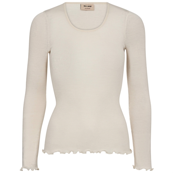 Mos Mosh Elaine Seamless Bluse, Ecru