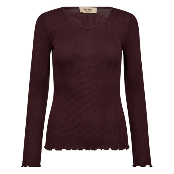 Mos Mosh Elaine Seamless Bluse, Fudge