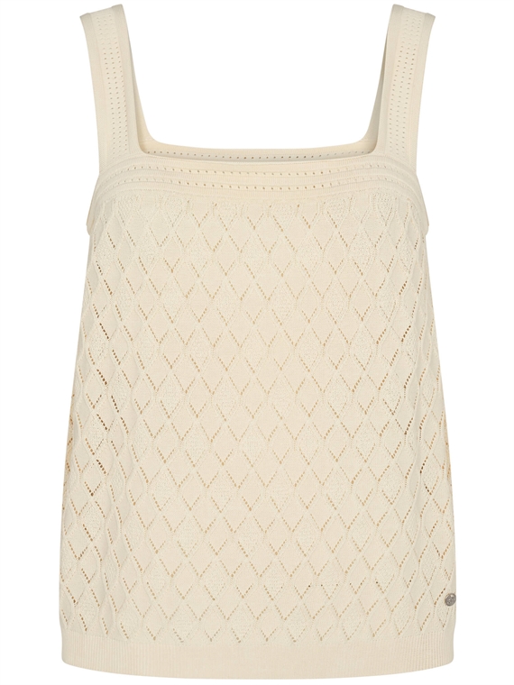 Mos Mosh Oxana Knit Top, Pearled Ivory