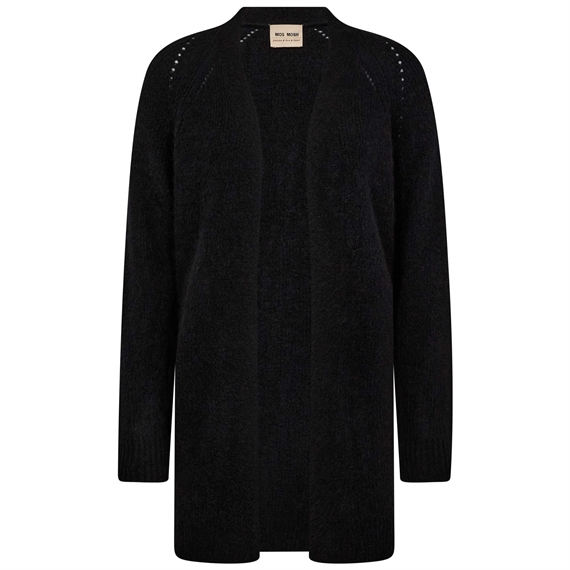 Mos Mosh Thora Long Cardigan, Sort