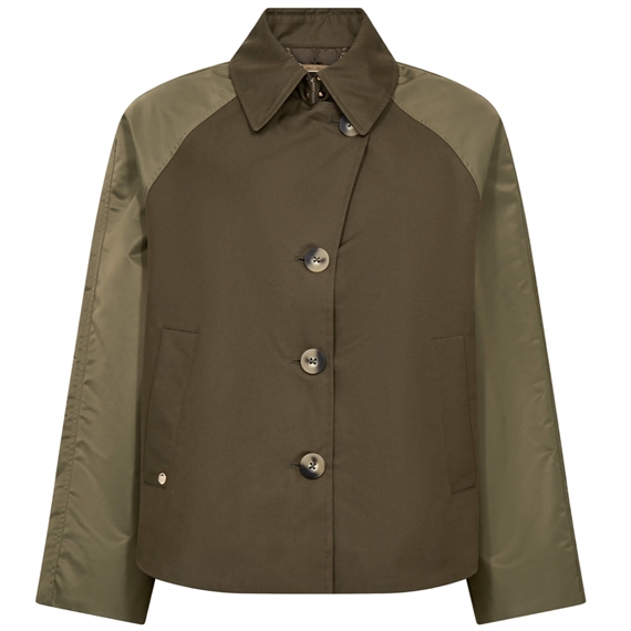 Mos Mosh Zyla Neola Trenchcoat, Olive Night 