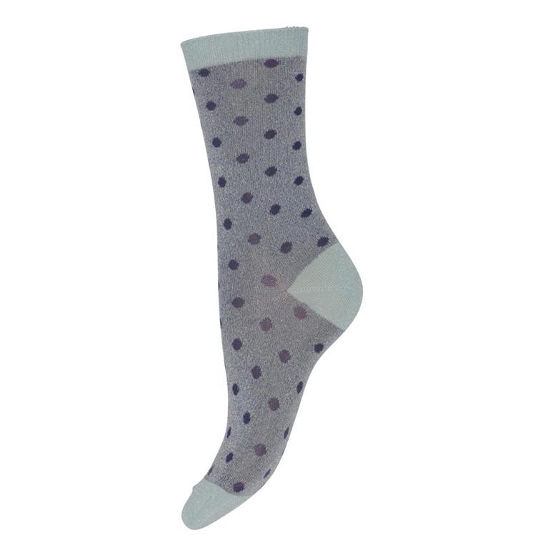 Mp Denmark Donna Glimmer Strømper, Mineral Blue