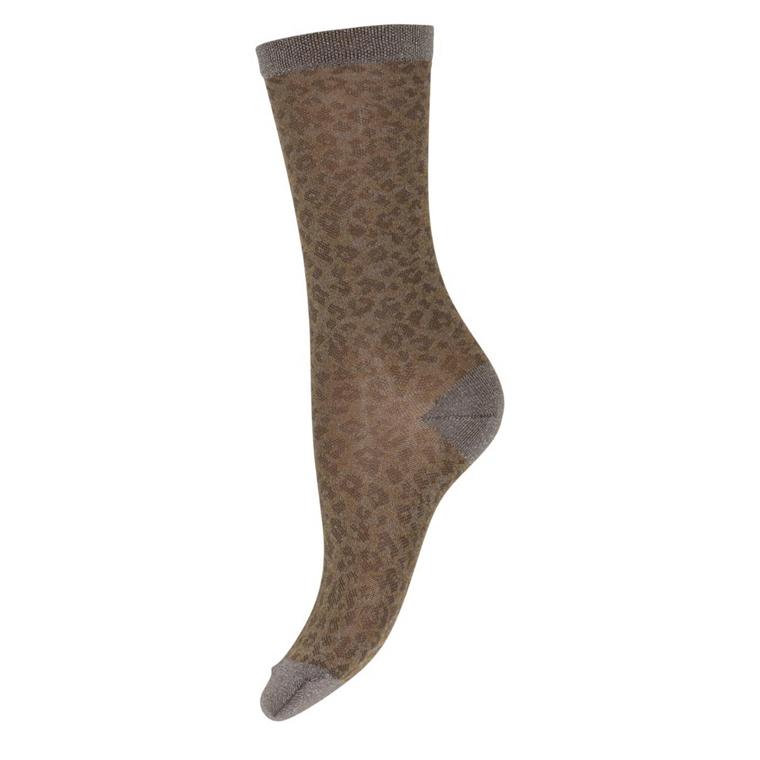 Mp Denmark Leora Strømper, Walnut
