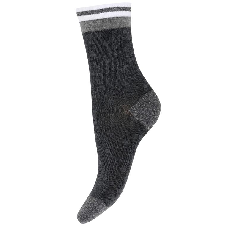 Mp Denmark Shelia Strømper, Dark Grey Melange