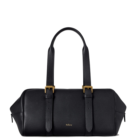 Mulberry Boston Black Heavy Grain