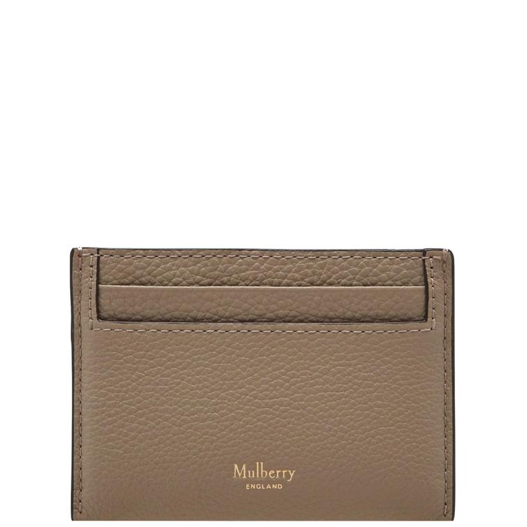 Mulberry Credit Card Slip Solid Grey