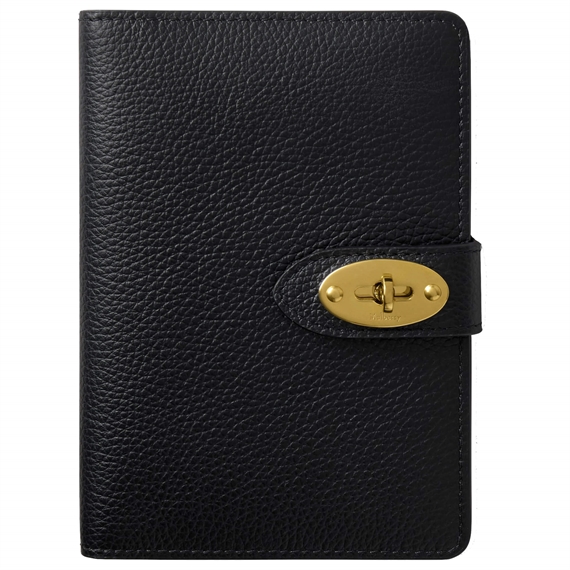 Mulberry Darley Passport Cover Black 