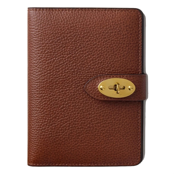 Mulberry Darley Passport Cover Two Tone Oak  