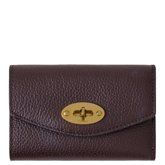 Mulberry Darley Folded Multi-Card Wallet Ebony