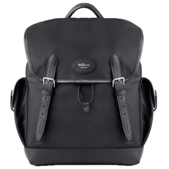 Mulberry Heritage Nylon Backpack Black Nylon